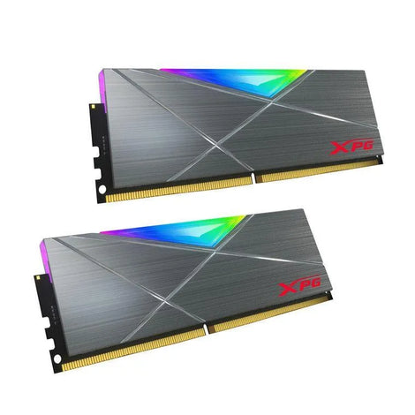 XPG Spectrix D50 RGB 3600MHz 16GB (8GBX2) Grey (DDR4) - Anigma
